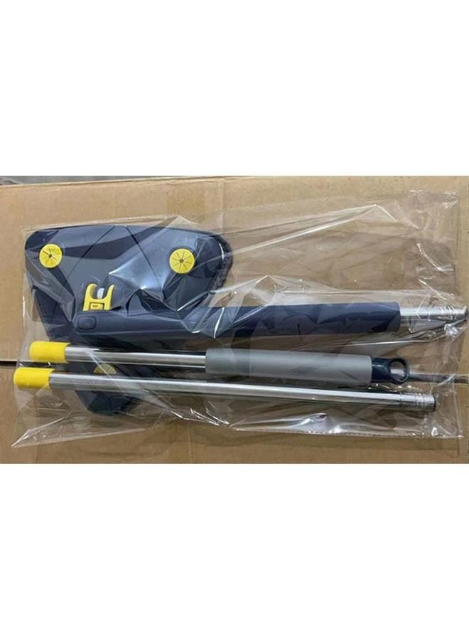 Adjustable Triangle Cleaning Mop with Automatic Water Squeezing Function plus  Reusable Mop Heads cloth