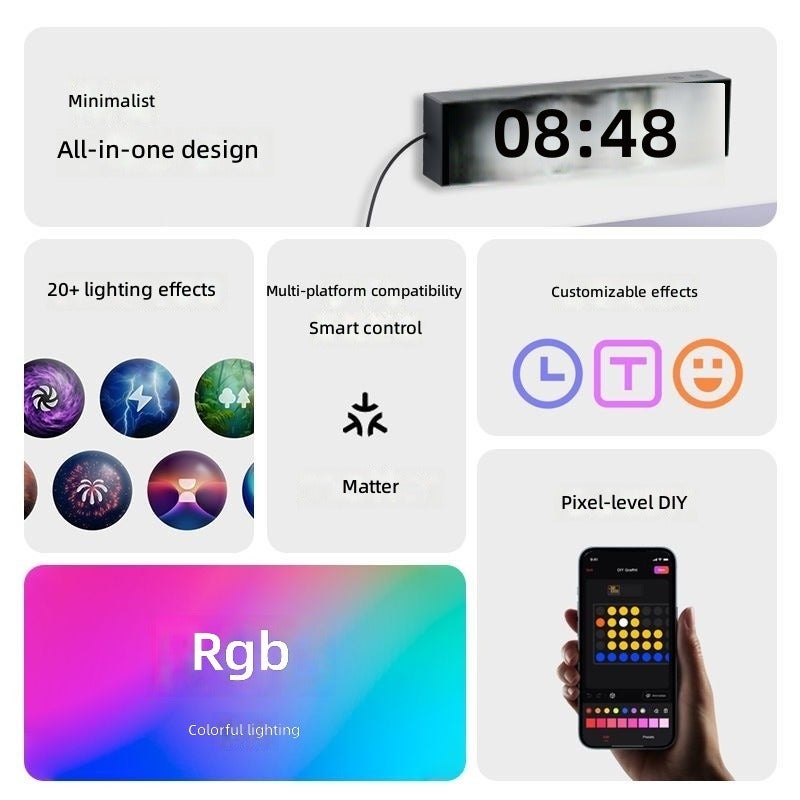 Yeelight Cube Lite 10W Smart Desktop Atmosphere Light with Music Sync, RGB LED, USB Powered - Image 3