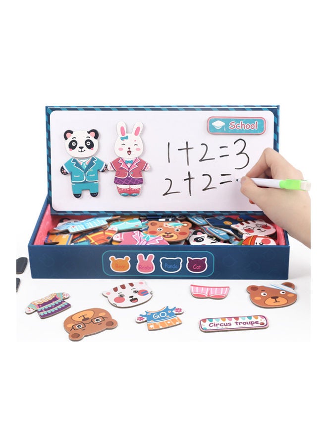 لعبة أحجية قطع تركيب بتصميم حيوانات كرتونية - Image 3