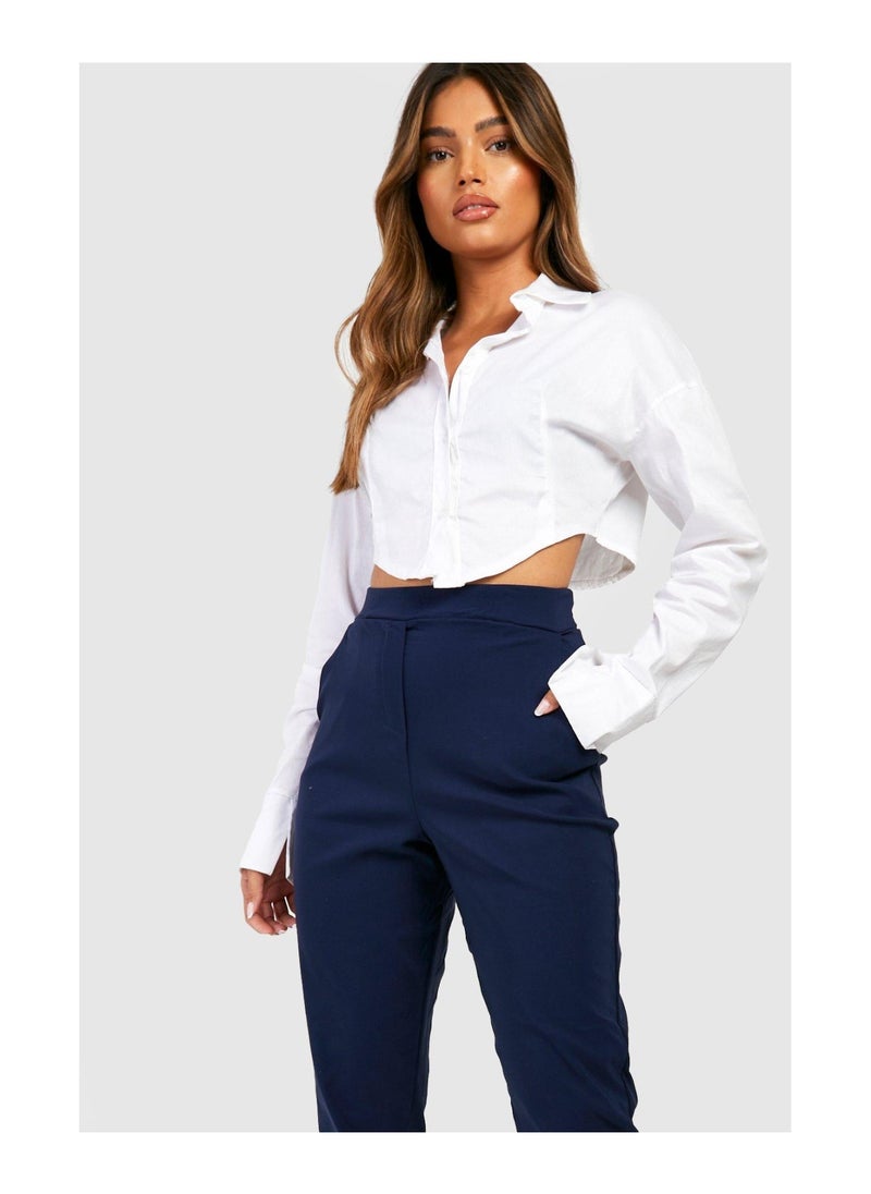 boohoo - Super Stretch Tapered Tailored Trouser - Image 1