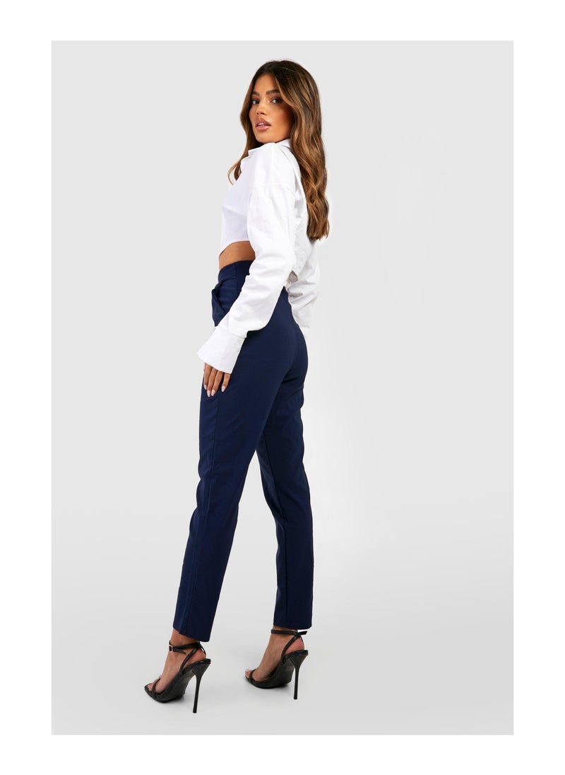 boohoo - Super Stretch Tapered Tailored Trouser - Image 1