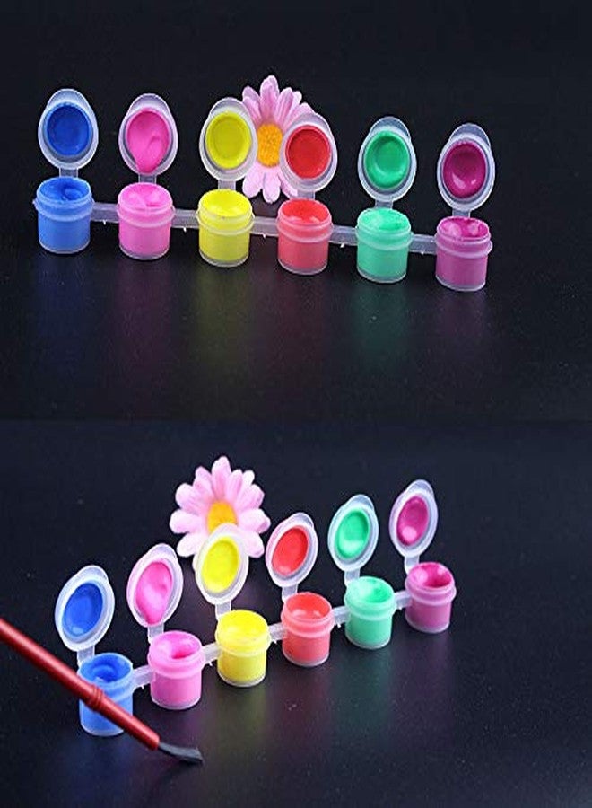 Tegg Paint Pots Strip 60PCS 3ml/ 0.1oz Mini Empty Plastic Paint Cups Jars Pigment Storage Containers(6Cups/ Strip,10 Strips) - Image 5