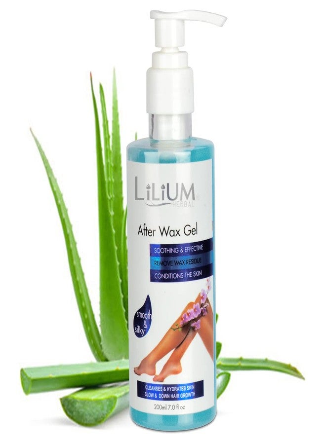 Lilium AfterWax Gel For Soothing & Effective Skin, 200ml |Remove Wax Residue |Healing & Nourishing The Skin - Image 1