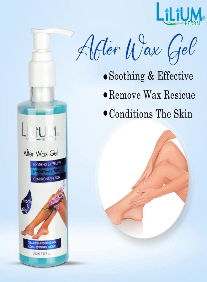 Lilium AfterWax Gel For Soothing & Effective Skin, 200ml |Remove Wax Residue |Healing & Nourishing The Skin - Image 4