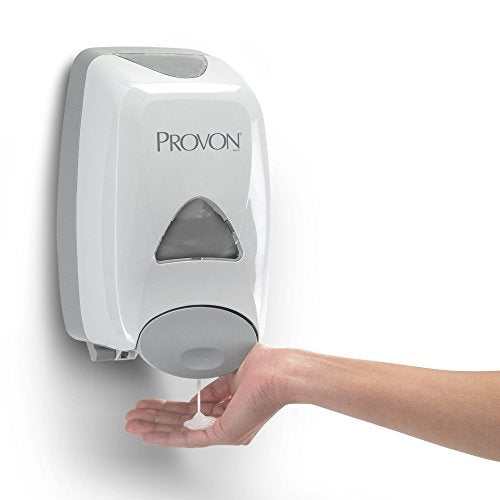 Gojo PROVON FMX-12 Push-Style Foam Soap Dispenser, Dove Grey, for 1250 mL PROVON FMX-12 Foam Soap, Shower Soap Refills (Pack of 1) – 5160-06 - Image 2