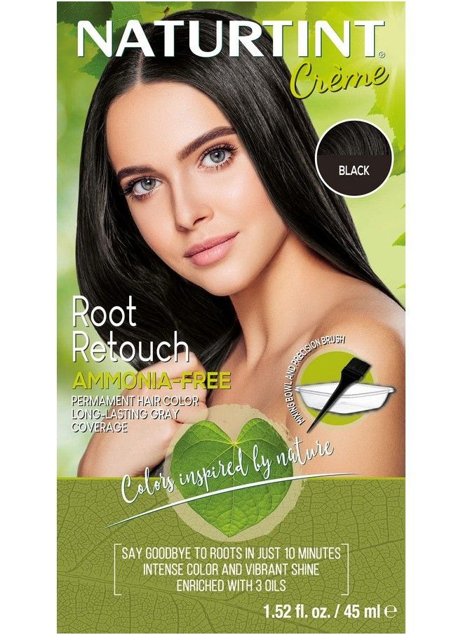 NATURTINT Root Retouch Crème Ppdfree Permanent Hair Color (Black)  - Image 3