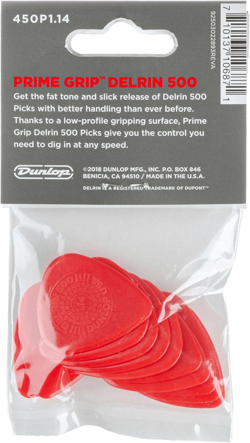 Jim Dunlop Prime Grip Delrin Guitar Picks - 12 Pack - Image 2