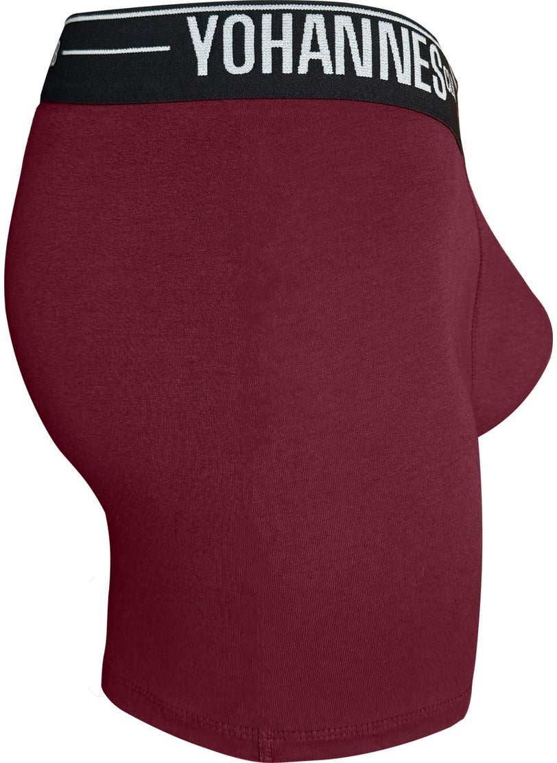 Yohannes Club - men, Special Anatomical Cotton Boxer, single, Claret Red - Image 1