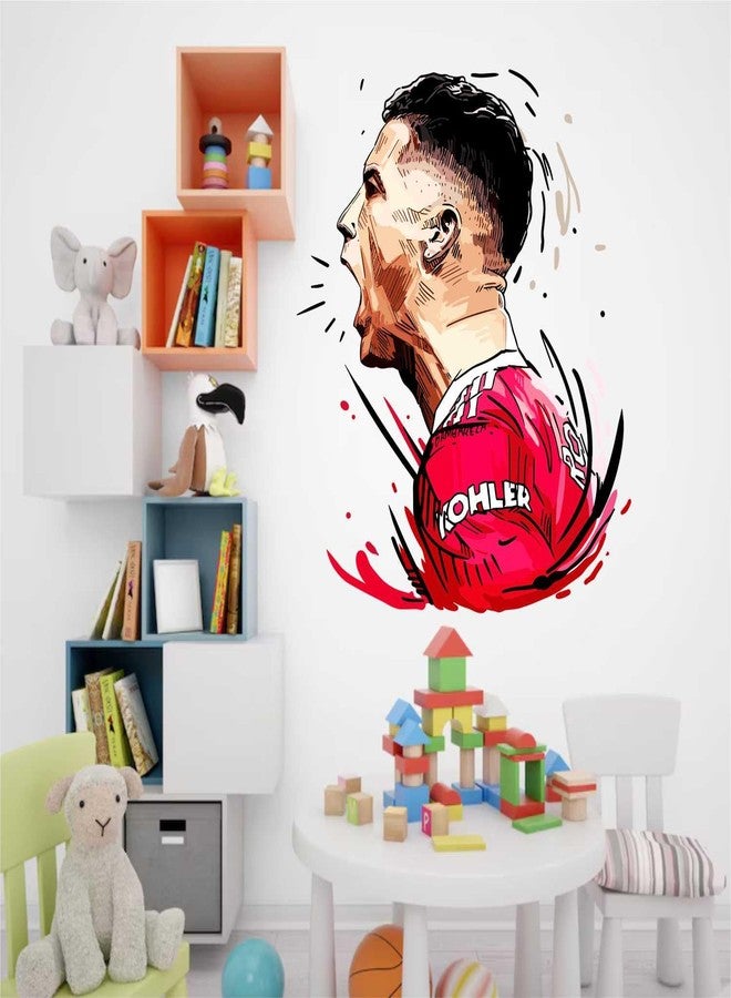Wall Attraction™ Cristiano Ronaldo CR7 Wall Stickers & Murals Size - 50x58cm MD14_S - Image 2