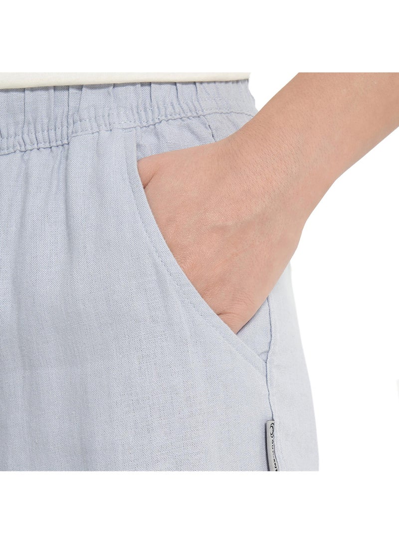 Outventure Outventure Women's Light Grey Trousers – Water-Repellent, 3 Pockets, Reflective Elements, Comfortable Fit, Ideal for Travel & Outdoor Adventures  - Image 5