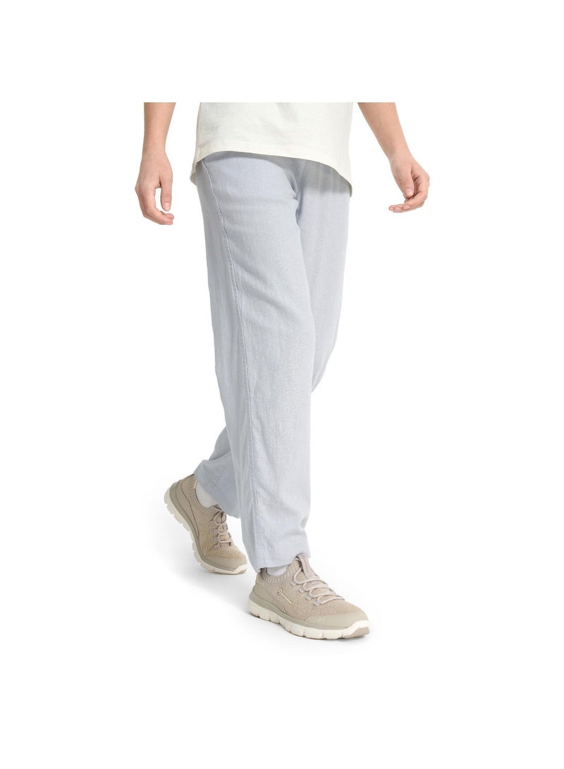 Outventure Women's Light Grey Trousers – Water-Repellent, 3 Pockets, Reflective Elements, Comfortable Fit, Ideal for Travel & Outdoor Adventures - Image 2