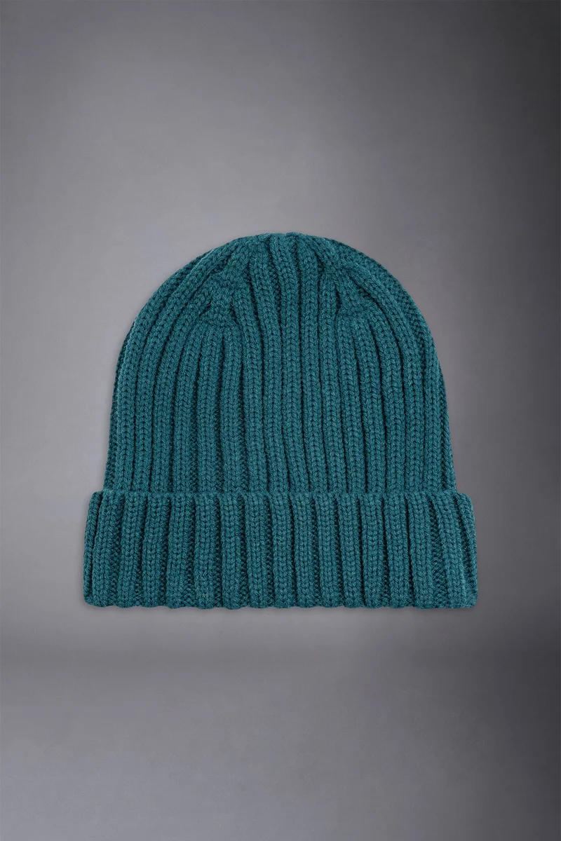 Men's ribbed cap - Torquoise