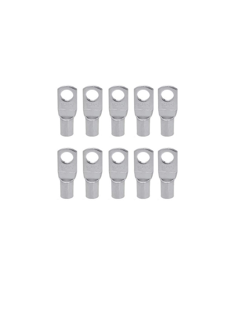 Copper Cable Lugs 10Pcs Set-Wire Terminals, Connector Cable lugs Ring Battery SC Terminals, for Marine, Solar, Automotive, Electric, Home Applications etc (Hole Size 10mm, Cable Size 240mm) - Image 1