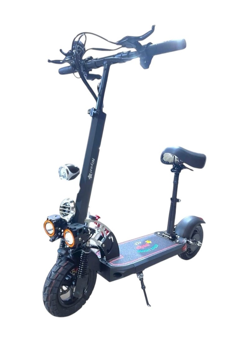 Cute ninos - Powerful 2000W Electric Scooter - 48V Battery, Durable Design with 3 Headlights - Image 1