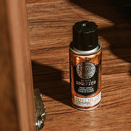 18.21 Man Made Men’s Spirits Spritzer Noble Oud, 3.4 oz. - Long-Lasting All Over Body Spray with Masculine Aromatics - Gifts for Him - Image 4