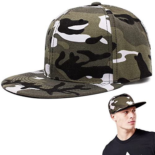 VRITRAZ Comfortable Polyest Unisex Stylish 3D Design Printed Hip Hop Cap with Adjustable Snapback Closer Men and Women - Image 1