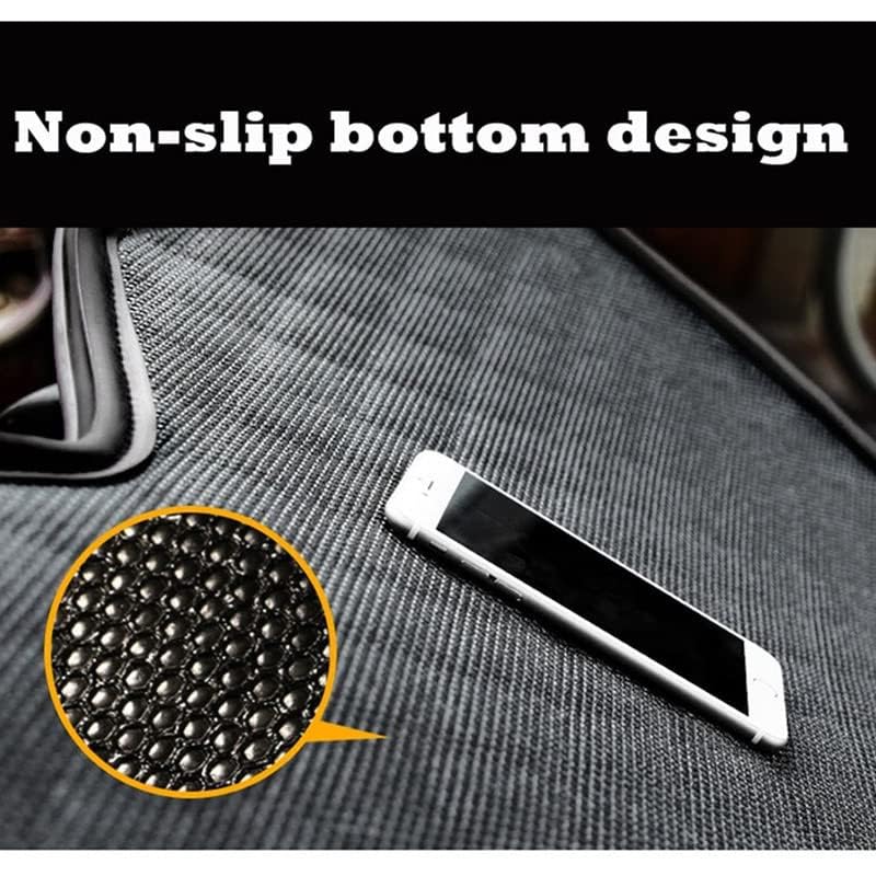 KEXES Premium for Hyundai Verna Custom Fitted Car Trunk/Boot/Dicky Base Mat | Italian Leather | for Passenger Car | Black with Black Thread - Image 4