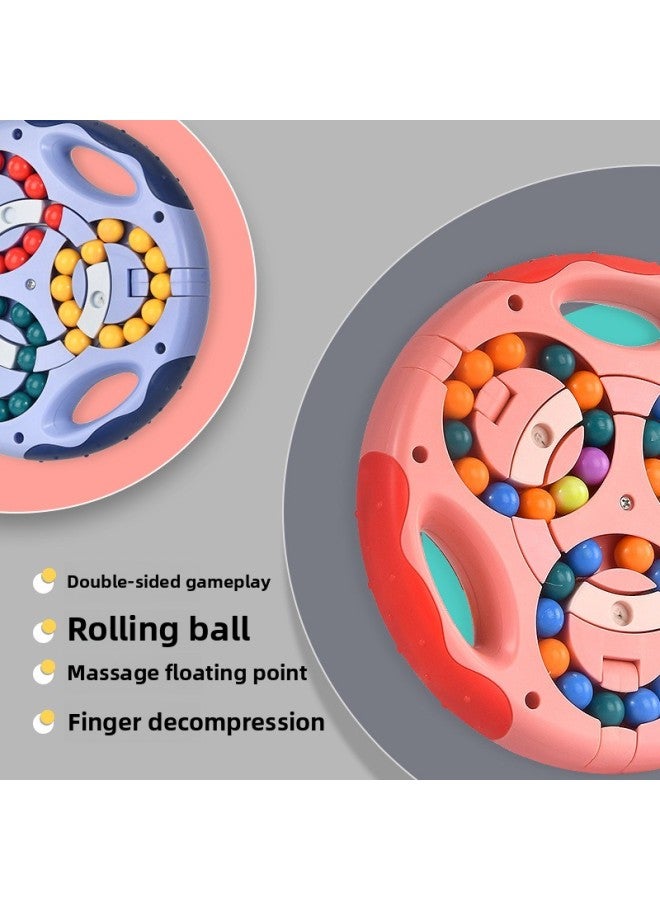 Children's Beads Educational Thinking Training Toys 4 Focus 5 Intelligence Development 6 Children's Brains 10 Logic 8-12 Years Old-Color:Orange-double-sided Ball Disc + Tetris-Specifications:No Specifications - Image 3