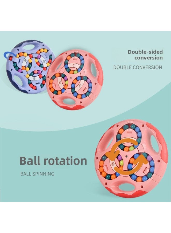 Children's Beads Educational Thinking Training Toys 4 Focus 5 Intelligence Development 6 Children's Brains 10 Logic 8-12 Years Old-Color:Orange-double-sided Ball Disc + Tetris-Specifications:No Specifications - Image 5