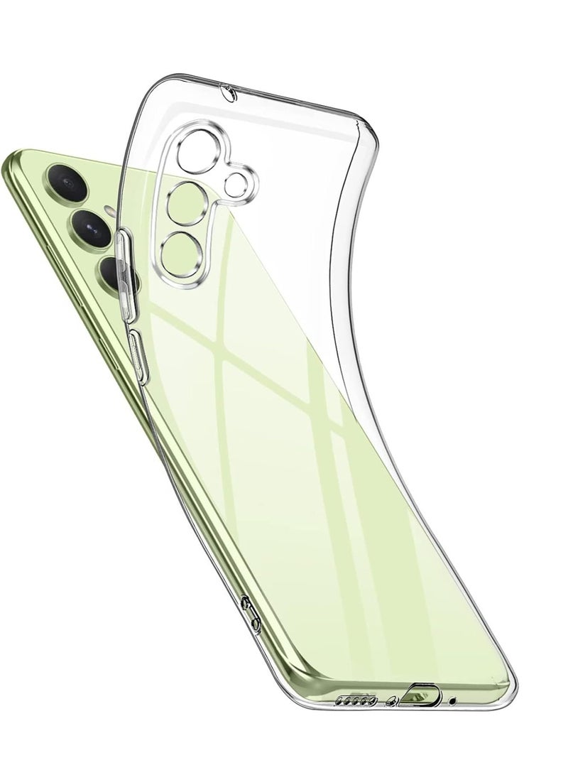 Case Compatible with Samsung Galaxy A24 Case Crystal Clear Soft TPU Gel Case Flexible Silicone Anti-Scratch Camera Protection Transparent TPU Cover - Clear - Image 2