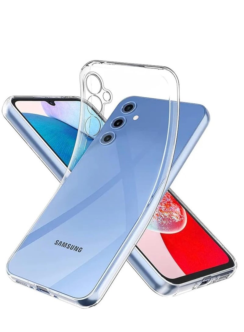 Case Compatible with Samsung Galaxy A24 Case Crystal Clear Soft TPU Gel Case Flexible Silicone Anti-Scratch Camera Protection Transparent TPU Cover - Clear - Image 3