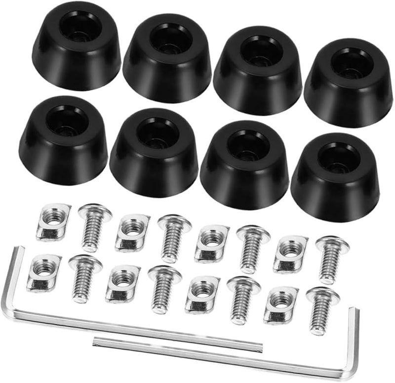 8 قطعة من وسادات المطامير المطاطية المضادة للاهتزاز للطابعات، ممتصة للصدمات، مخفضة للضوضاء، غير قابلة للانزلاق - Image 2