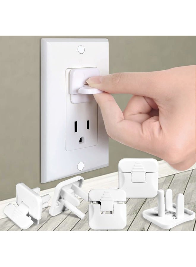 Babepai Outlet Covers 38-Pack Clear Child Proof Electrical Protector Safety Improved Baby Safety Plug Covers - Image 1