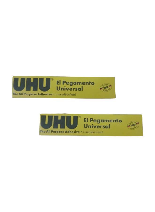 UHU Pack of 2 UHU The All Purpose Adhesive 60ml Made In Germany - Image 1