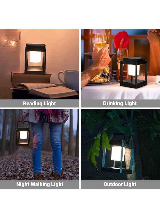 KASTWAVE Outdoor Camping Lamp LED Portable Rechargeable Solar Lamp Waterproof & Touch Control Outdoor Lamps Cordless Lights Outdoor Table Lamp for Patio Walking Camping Emergencies Power Outages - Image 5