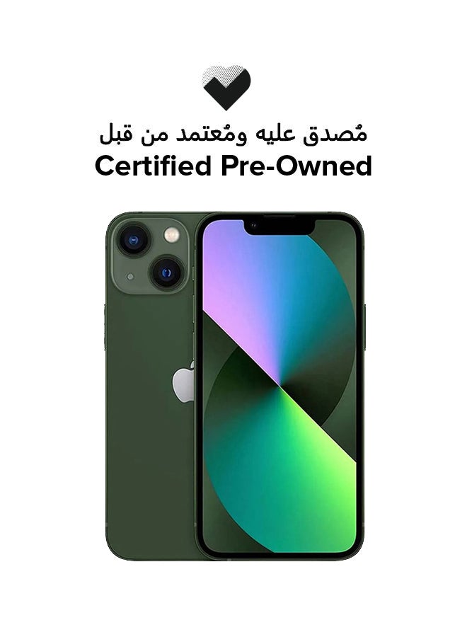 Apple Certified Pre Owned - iPhone 13 128GB Green 5G With Facetime - International Version - Image 1