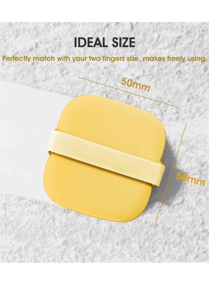 Excefore Powder Puff Makeup Puff Face Soft Square Powder Puffs for Loose Powder Mineral Powder Body Powder Velour Cosmetic Foundation Sponges Blender Beauty Makeup Tools - Image 5
