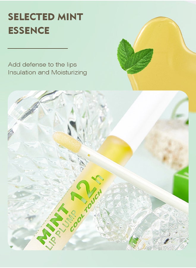 Kristen Leanne - Mint Lip Plump, Moisturizing Lips Plumper Instant Volume Vitamin E Lip Plumping Serum Plump It Volumizing Lip Plumper, Natural Lip Plumper Serum Moisturizing Lasting Reduce Fine Lines - Image 1