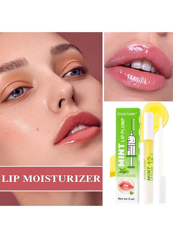 Kristen Leanne - Mint Lip Plump, Moisturizing Lips Plumper Instant Volume Vitamin E Lip Plumping Serum Plump It Volumizing Lip Plumper, Natural Lip Plumper Serum Moisturizing Lasting Reduce Fine Lines - Image 1