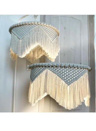 Bohemia Tassel Pendant Light, Fringe Chandelier Ceiling Light Handmade, Boho Light Fixture Cotton Fringes Ceiling Light - pzsku/Z8E546AD9F2AC49E32F1AZ/45/_/1705915699/4f8a802c-62d6-4a65-8ab0-c53adda97e71