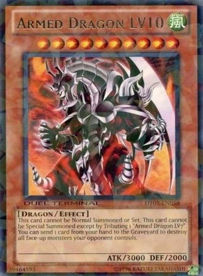Yu-Gi-Oh! - Armed Dragon LV10 (DT05-EN058) - Duel Terminal 5-1st Edition - Rare