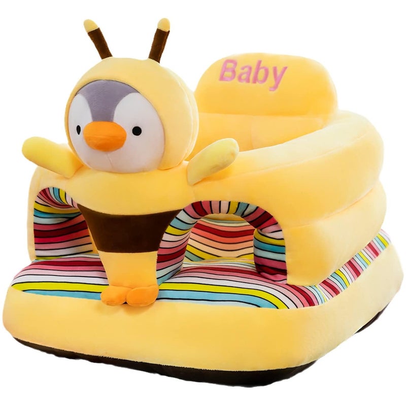 Support Seat Sofa Comfort Sitting Chair for Baby, Soft Plush and PP Cotton Material, Anti-Slip Design, Lightweight and Portable, Ages 5-18 Months