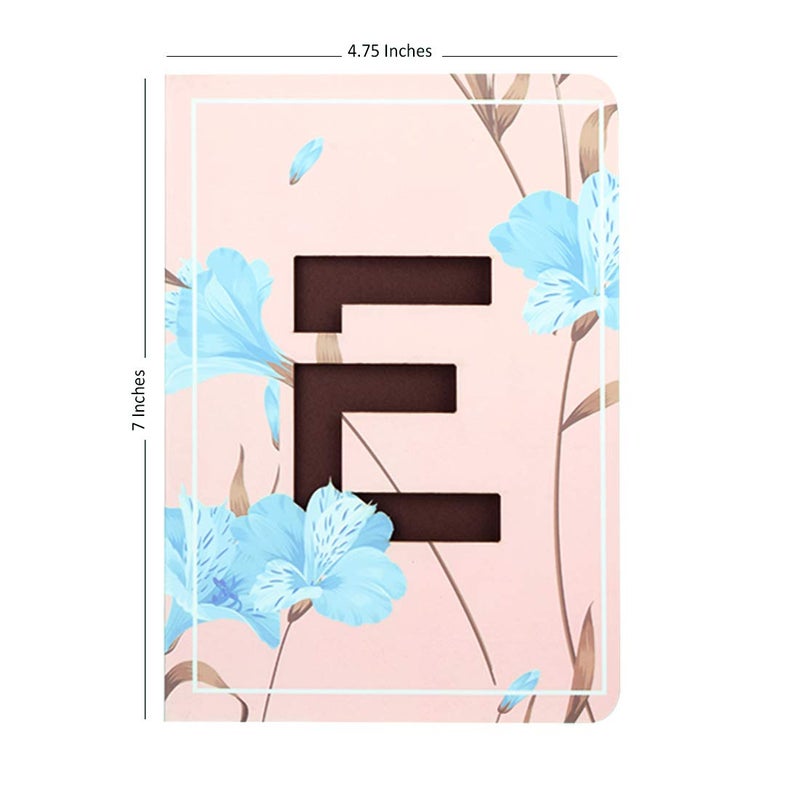 Doodle Initial E Lasercut Diary Notebook, B6 (6.69 X 4.72 X 0.5 Inches), 192 Pages, 80 GSM, Gift for Girls - Image 2