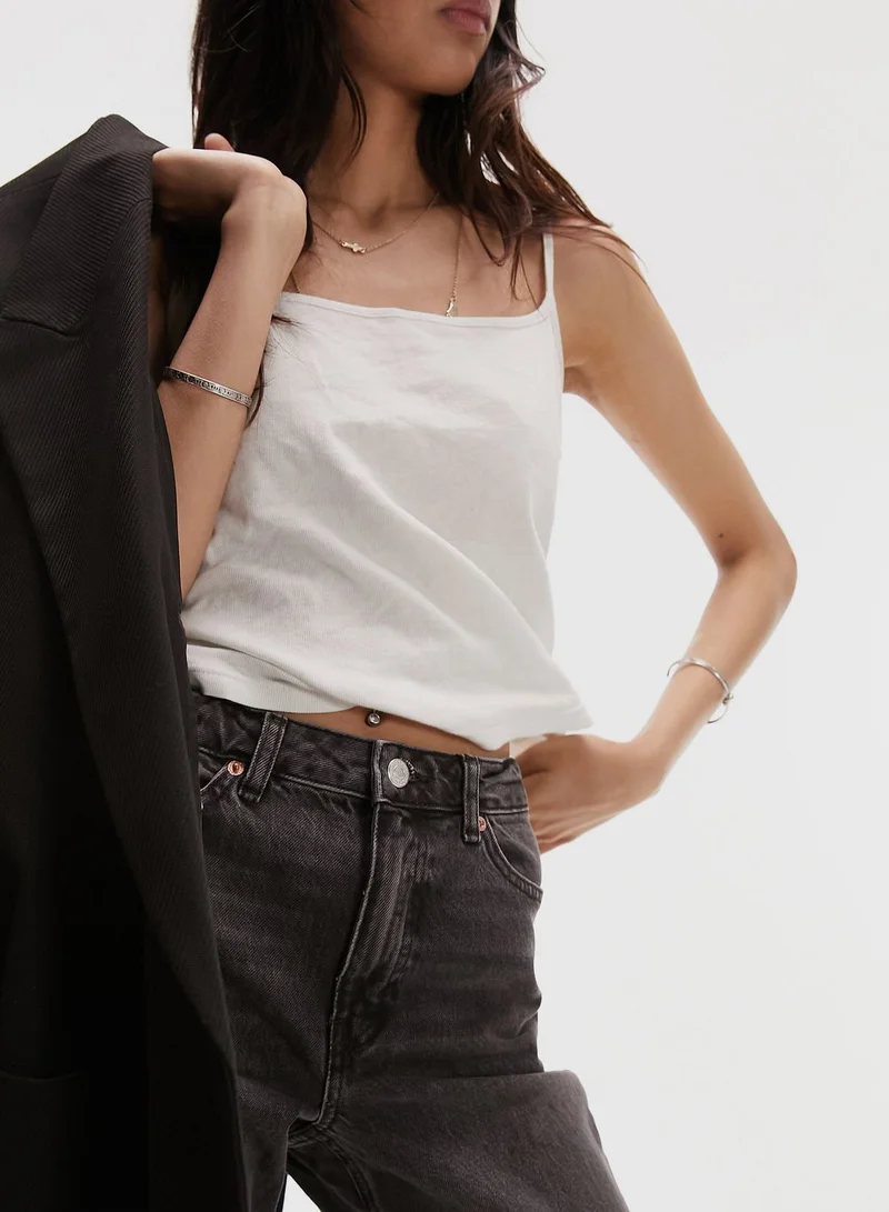 TOPSHOP High Waist Mom Jeans