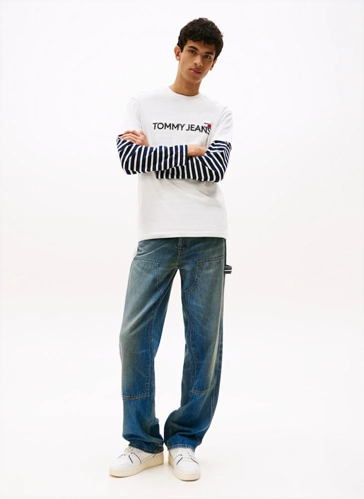 TOMMY JEANS  Regular Fit Short Sleeve T-Shirt for Men | Best Price UAE