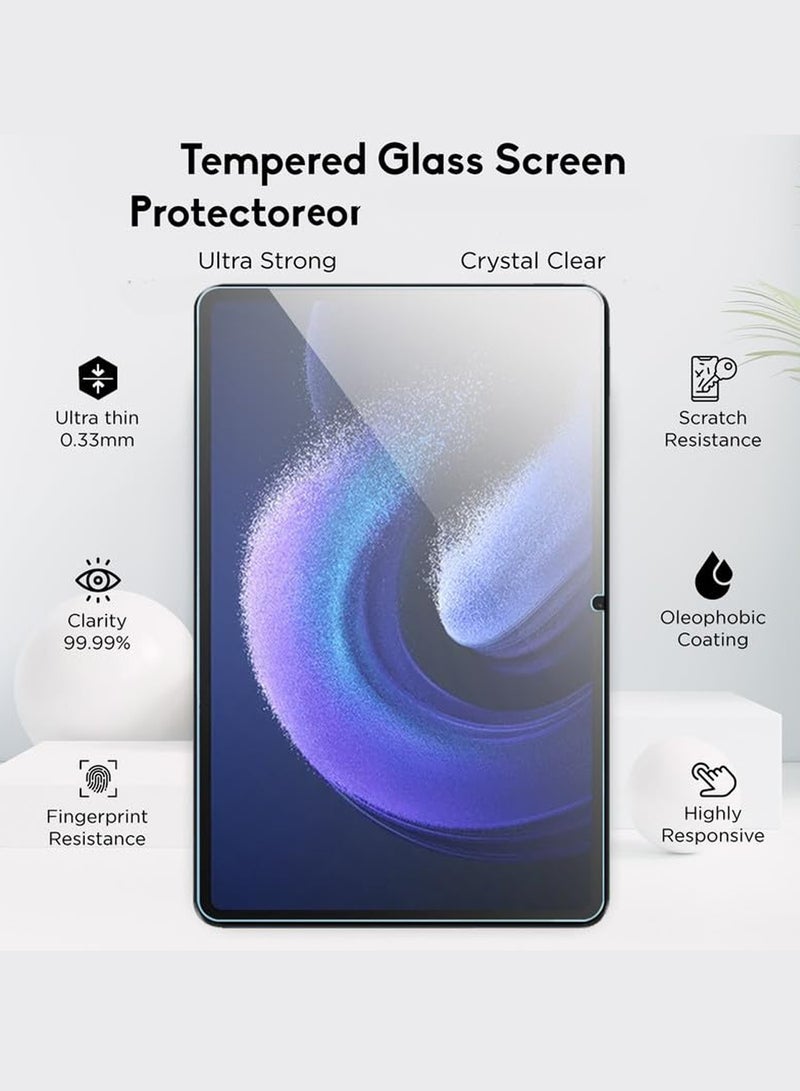 Wtech Xiaomi Pad 6 / Pad 6 Pro 11 Inch 2023 9H Ultra HD Series Screen Protector (TSG9CN) - Clear  - Image 2