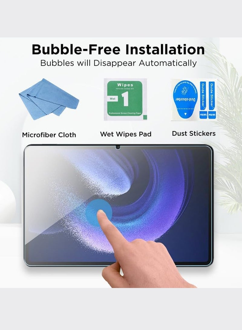 Wtech Xiaomi Pad 6 / Pad 6 Pro 11 Inch 2023 9H Ultra HD Series Screen Protector (TSG9CN) - Clear  - Image 3