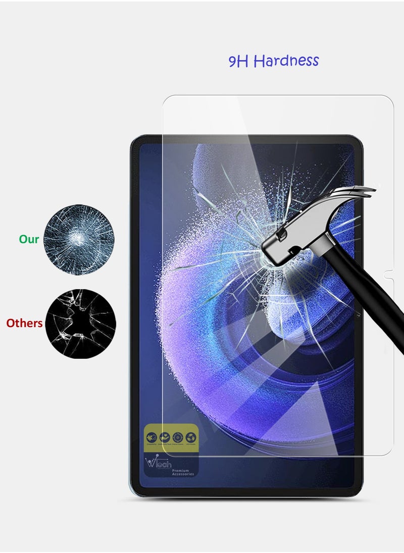 Wtech - Xiaomi Pad 6 / Pad 6 Pro 11 Inch 2023 9H Ultra HD Series Screen Protector (TSG9CN) - Clear - Image 1