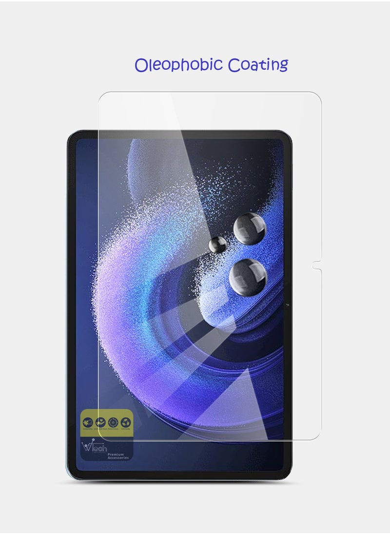 Wtech - Xiaomi Pad 6 / Pad 6 Pro 11 Inch 2023 9H Ultra HD Series Screen Protector (TSG9CN) - Clear - Image 1