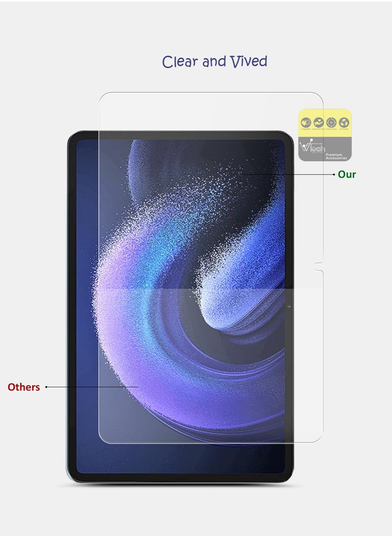 Wtech - Xiaomi Pad 6 / Pad 6 Pro 11 Inch 2023 9H Ultra HD Series Screen Protector (TSG9CN) - Clear - Image 1