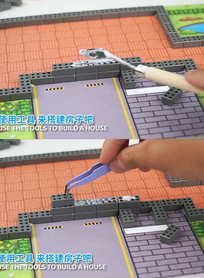 3D DIY Mini House,European Classical Manor, Gift Toy Age 6 And Up, 540 Blocks Playhouse Building Set . - Image 4