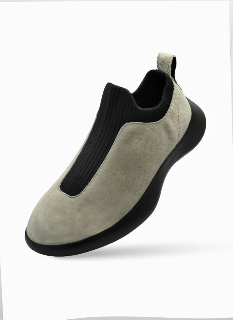 دوا زو لو حذاء رياضي سويدي شفاف