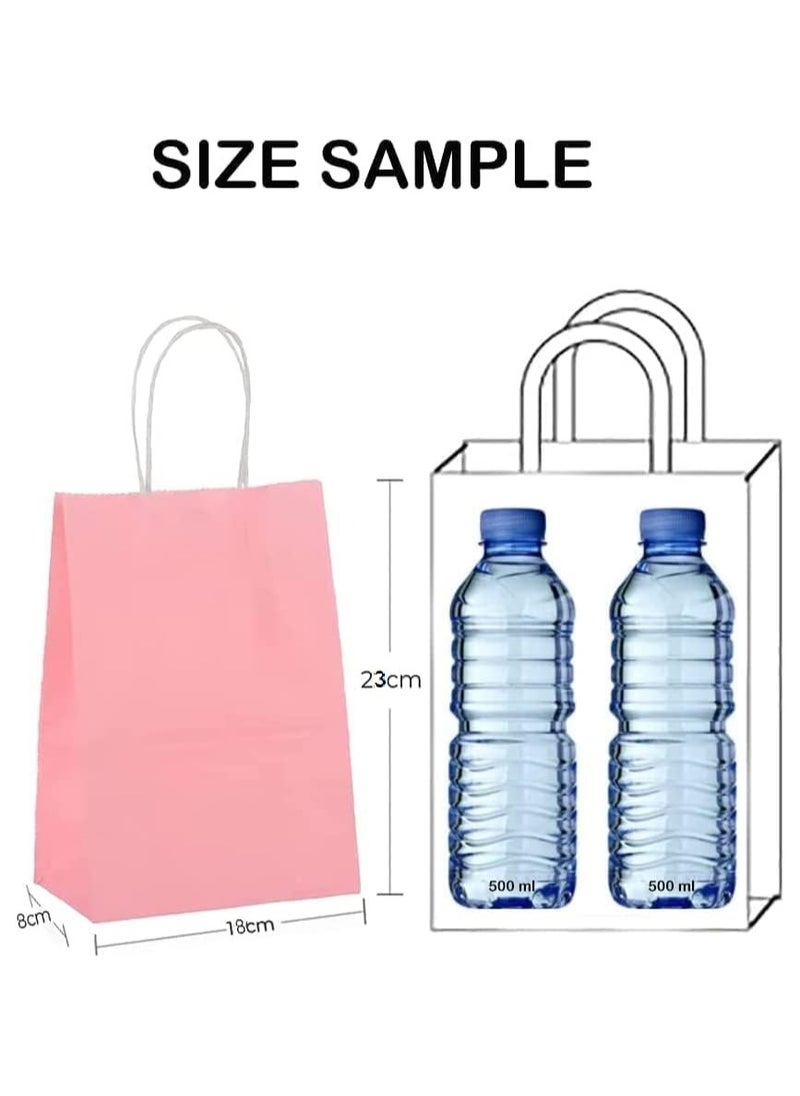 Generic 25 Pcs Pink Gift Paper Bag / 23*18*8 cm  - Image 3