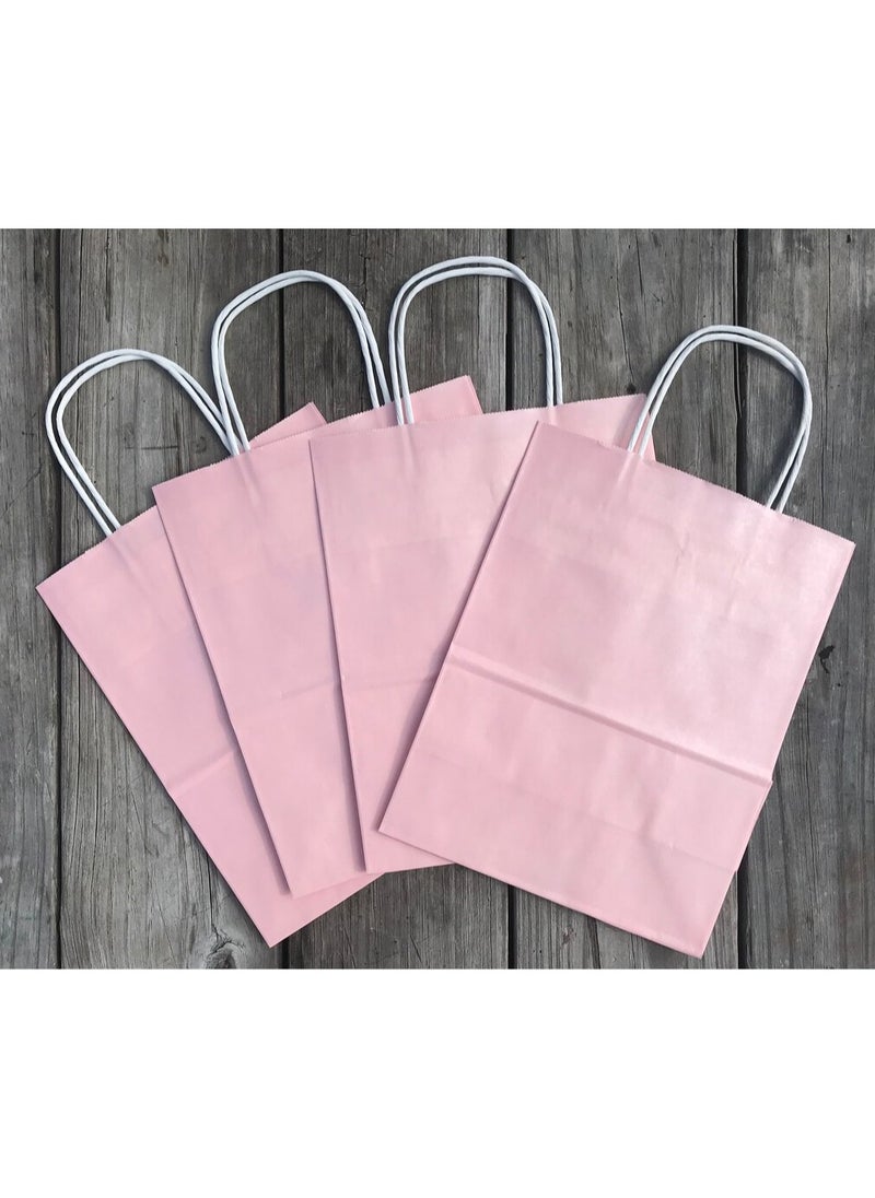 Generic 25 Pcs Pink Gift Paper Bag / 23*18*8 cm  - Image 4