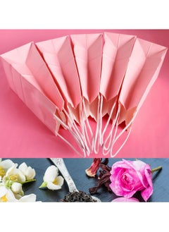 ماركة غير محددة عدد 25 شنطه هدايا ورق وردى /23*18*8 سم  - Image 5