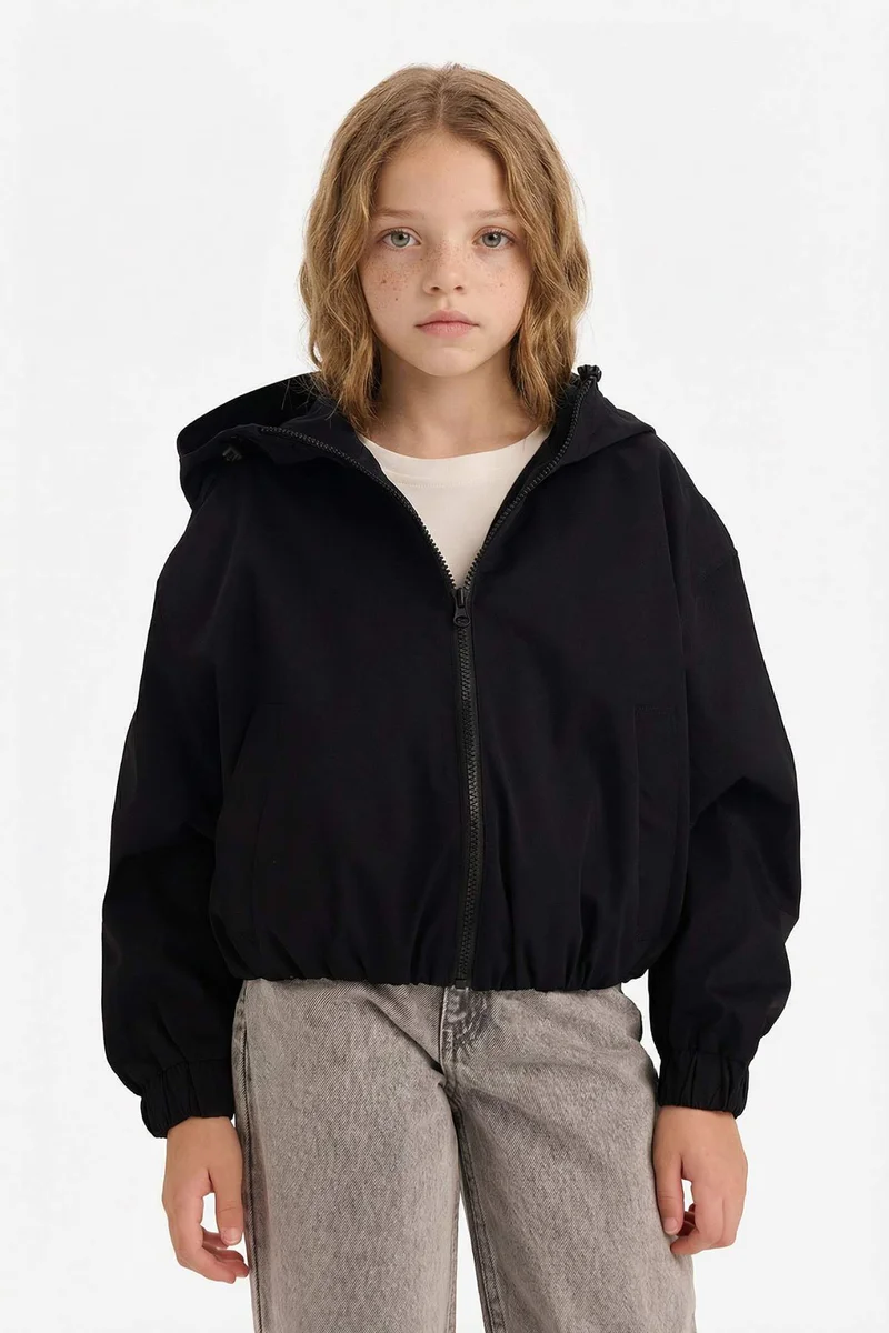 ديفاكتو Girl Hooded Raincoat